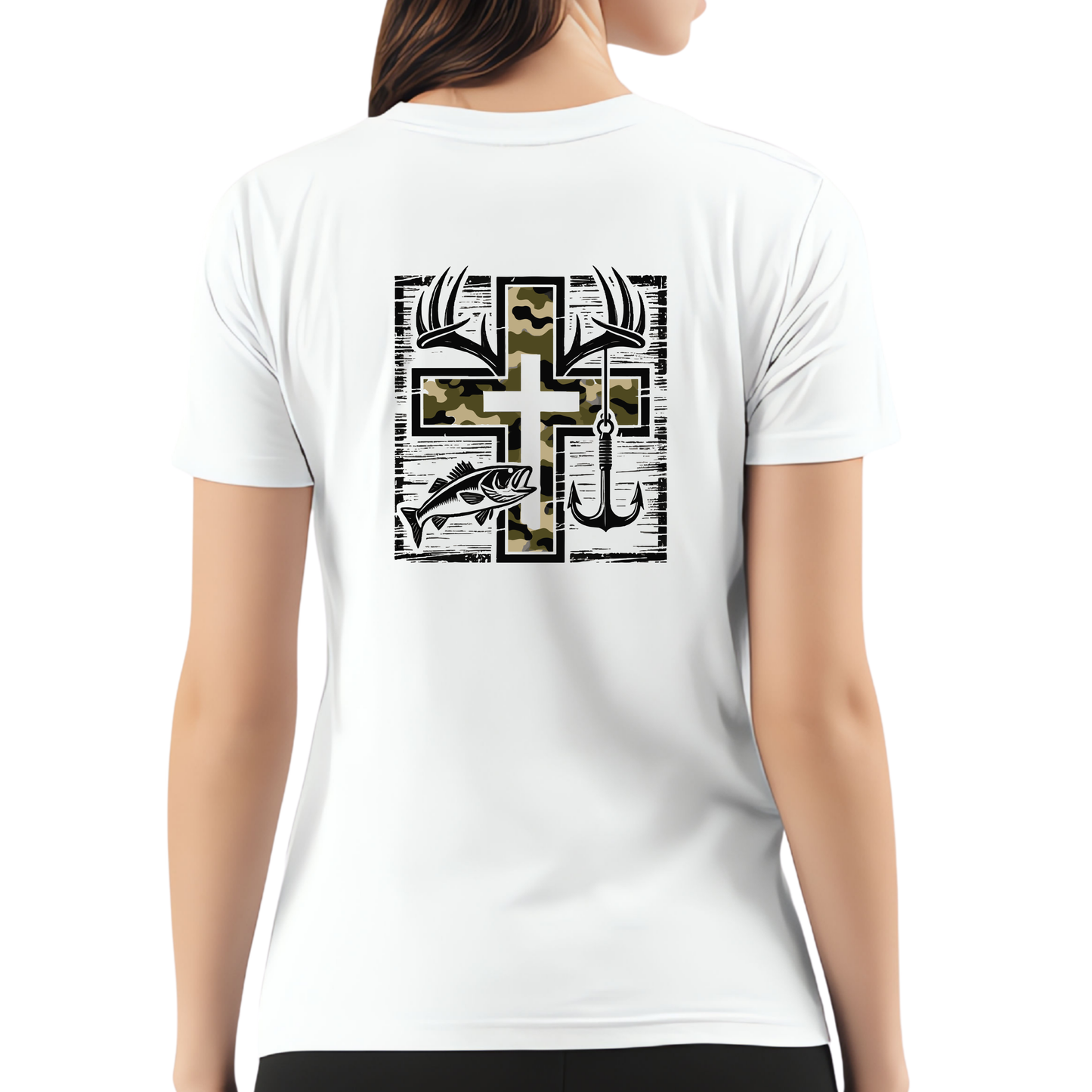 fisshing hunting cross