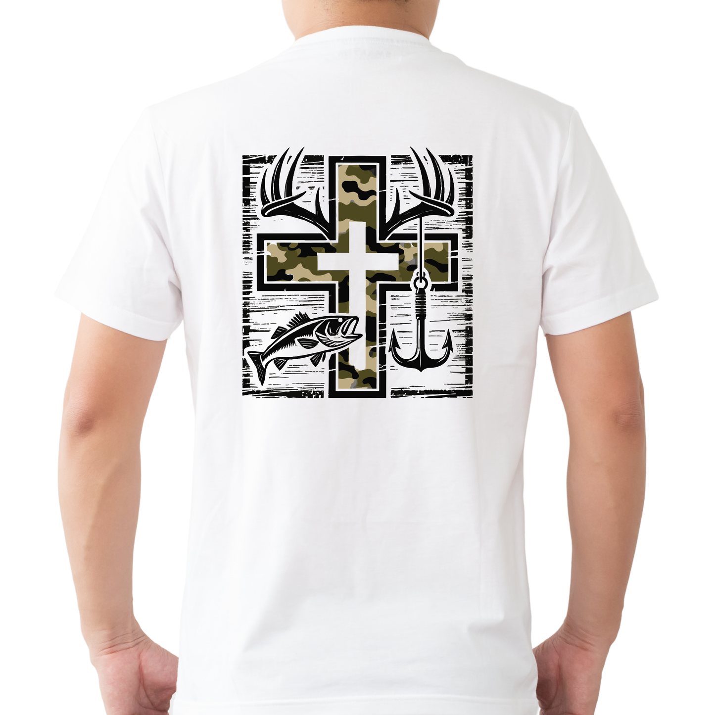 fisshing hunting cross