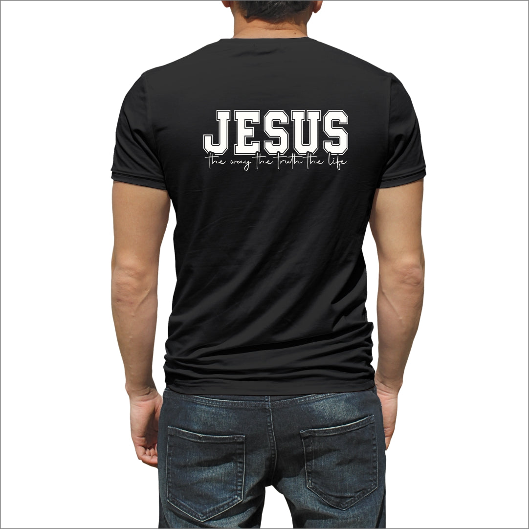 Jesus the way the truth the life- branco